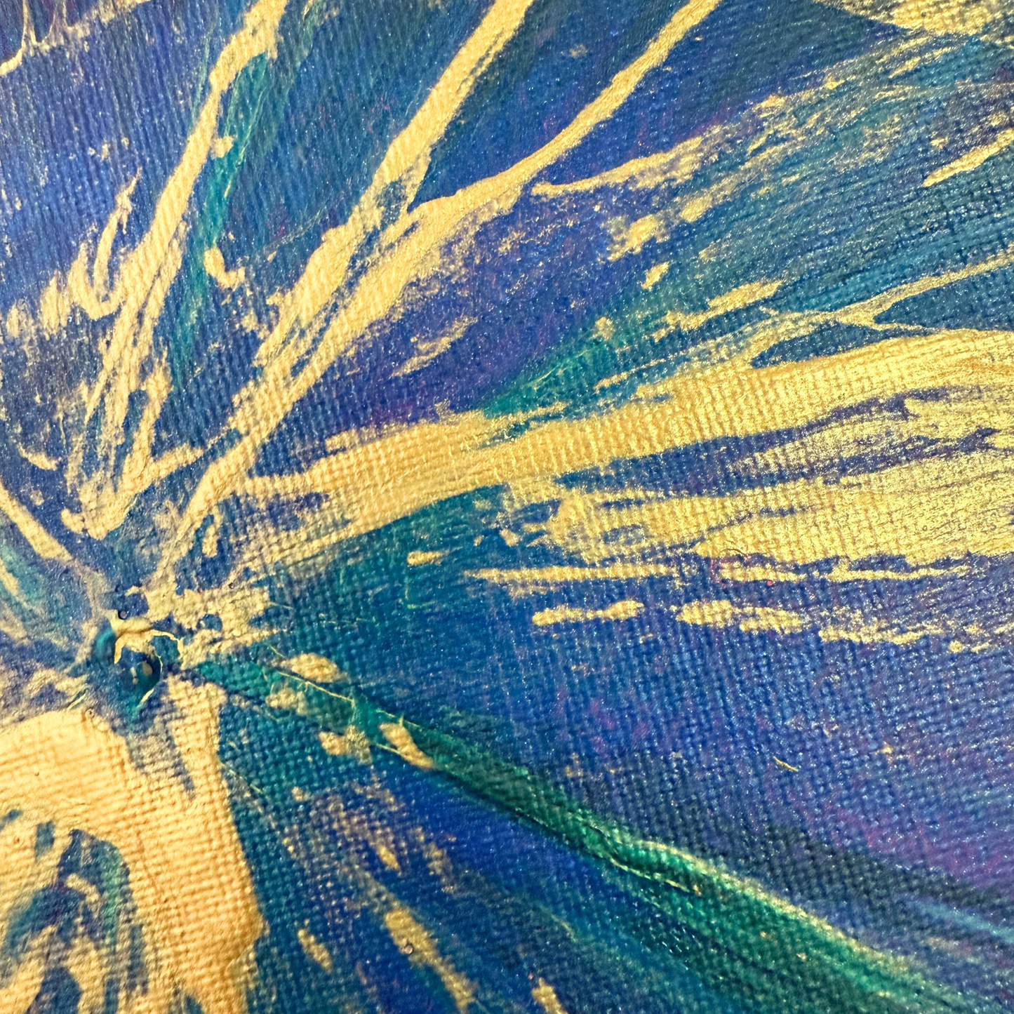 Sparkle Art®『Vibration of Light』|光の波動 抽象画・円形キャンバス原画|SAORI Official Store