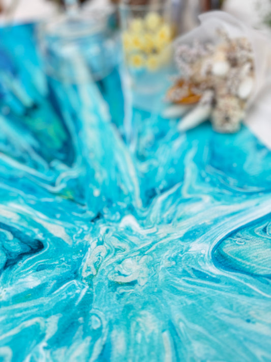 Sparkle Art®『スパークル』|光の女神を描いたアート手ぬぐい|SAORI Official Store