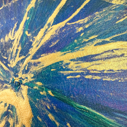Sparkle Art®『Vibration of Light』｜光の波動 抽象画・円形キャンバス原画｜SAORI Official Store