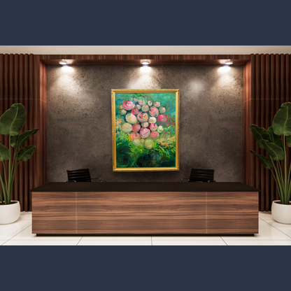 『Quest start』｜希望と冒険を描く抽象画・原画｜SAORI Official Store