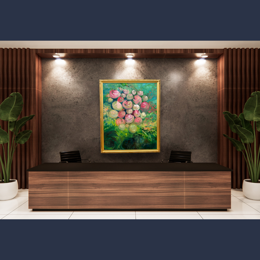 『Quest start』｜希望と冒険を描く抽象画・原画｜SAORI Official Store