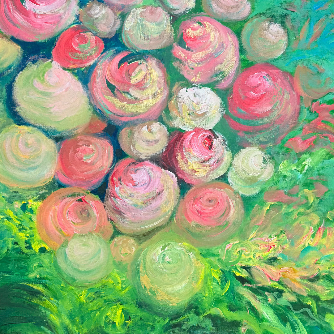 『Quest start』｜希望と冒険を描く抽象画・原画｜SAORI Official Store