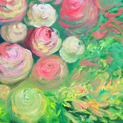 『Quest start』｜希望と冒険を描く抽象画・原画｜SAORI Official Store