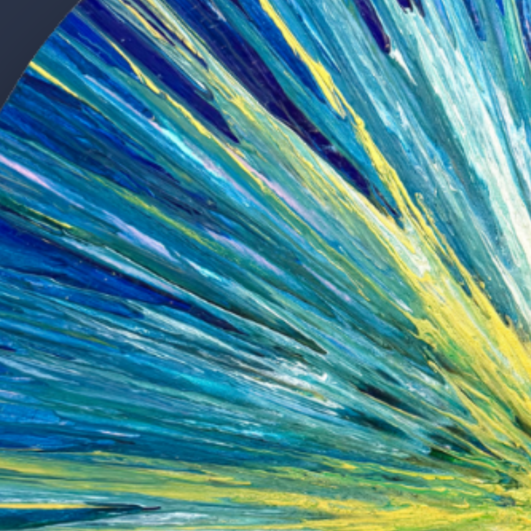 『女神アムピトリテの冠』｜光と海のエネルギーを描いた女神アート｜Sparkle Art® 原画作品